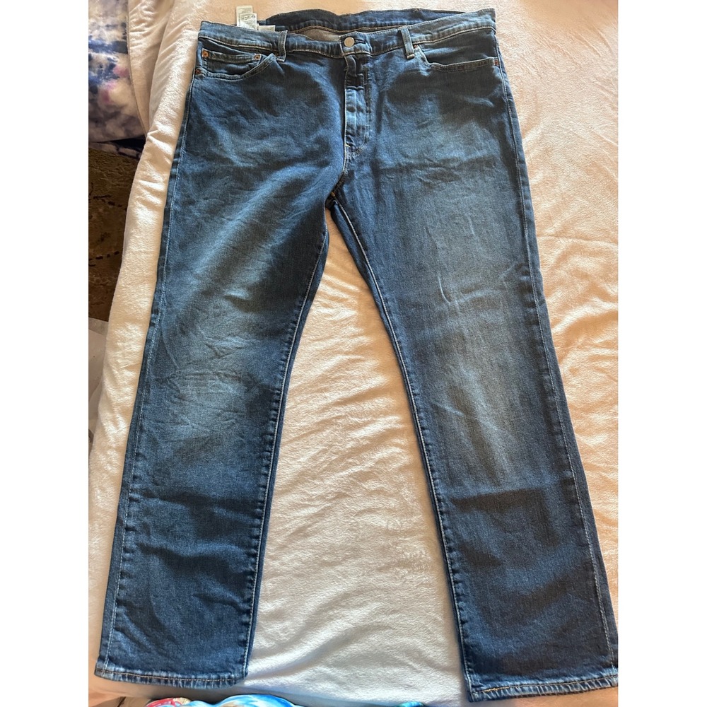 Levis Premium 511 Slim Fit Jeans Mens BIG E 40x30 Blue Denim 04511-5547